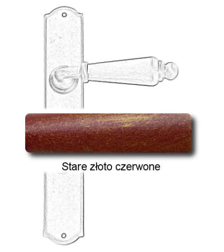 Stare złoto czerwone