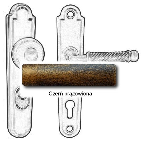 Czerń brązowiona