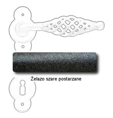 Żelazo szare postarzane