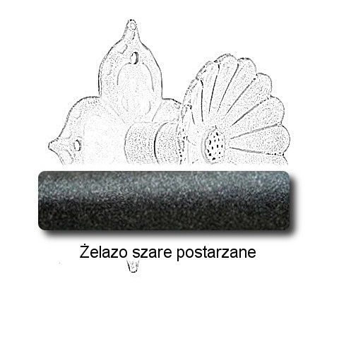 Żelazo szare postarzane