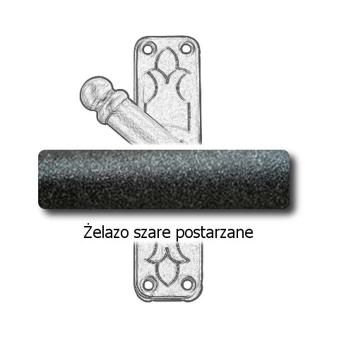 Żelazo szare postarzane