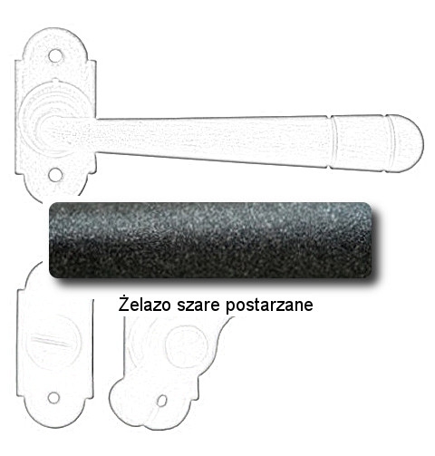 Żelazo szare postarzane