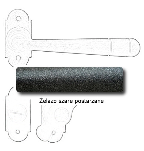 Żelazo szare postarzane