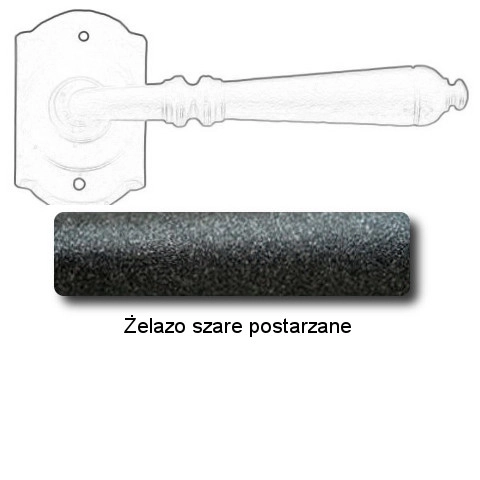 Żelazo szare postarzane