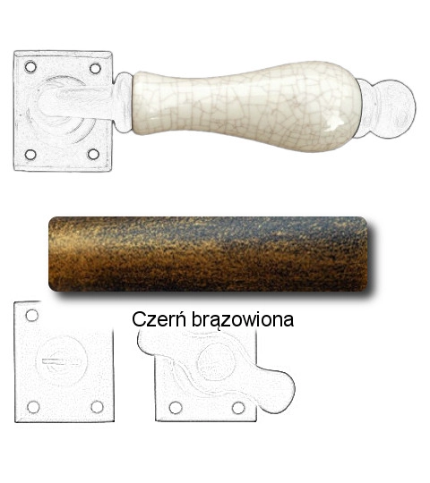 Czerń brązowiona