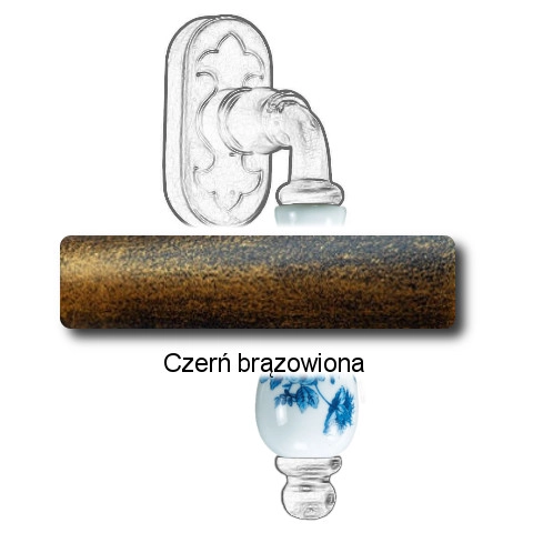 Czerń brązowiona