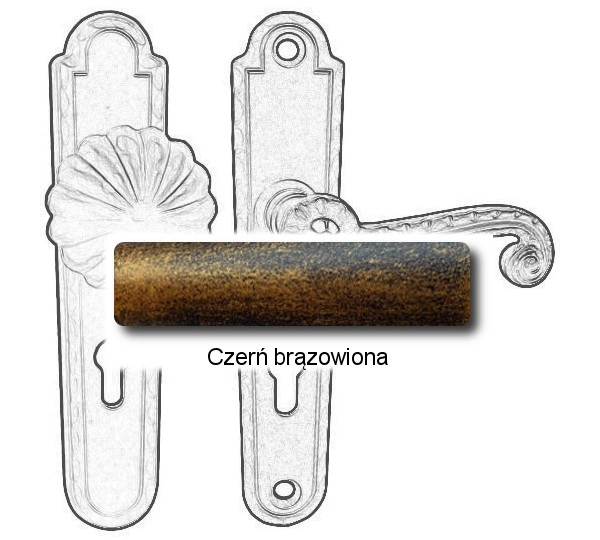 Czerń brązowiona