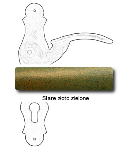 Stare złoto zielone