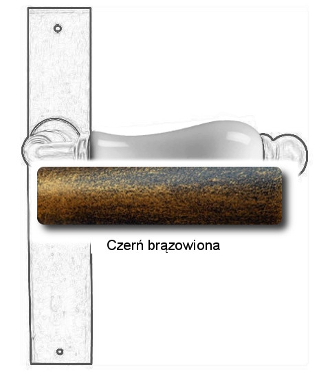 Czerń brązowiona