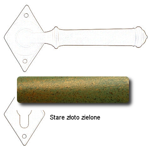 Stare złoto zielone