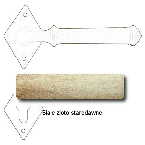 Białe złoto starodawne