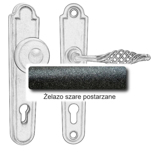Żelazo szare postarzane