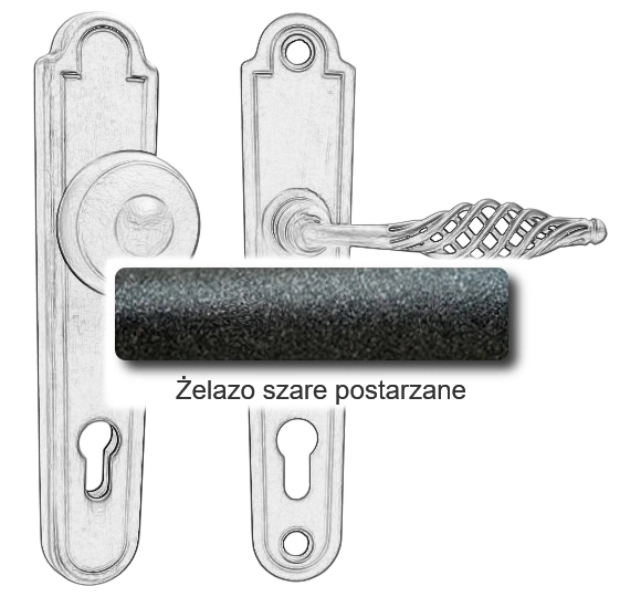 Żelazo szare postarzane