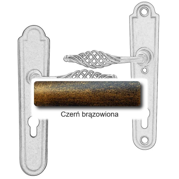 Czerń brązowiona