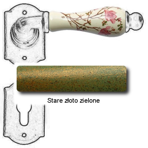 Stare złoto zielone