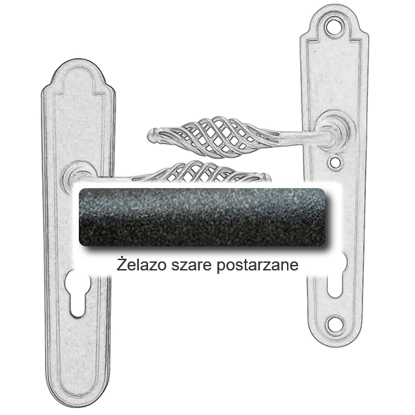 Żelazo szare postarzane