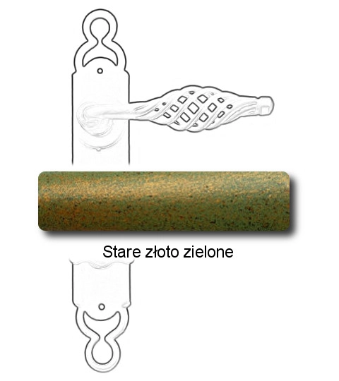 Stare złoto zielone