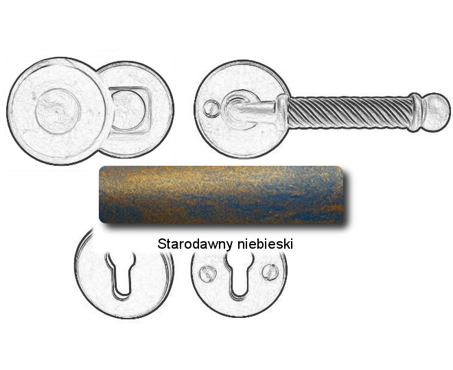 Starodawny niebieski