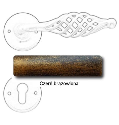 Czerń brązowiona