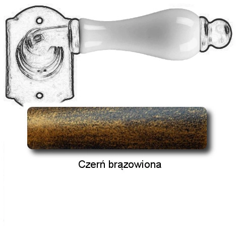 Czerń brązowiona