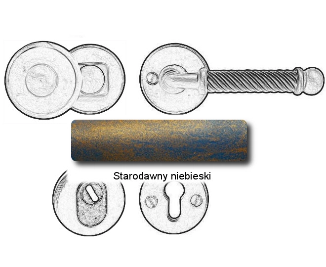 Starodawny niebieski