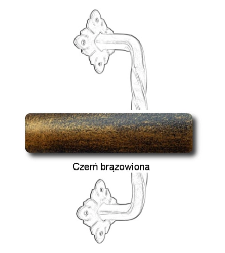 Czerń brązowiona