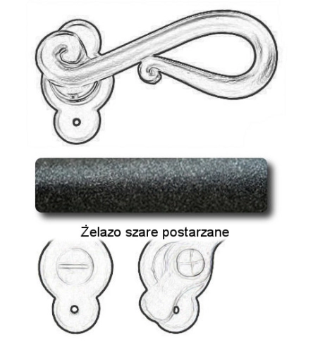 Żelazo szare postarzane