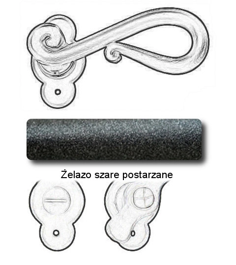 Żelazo szare postarzane