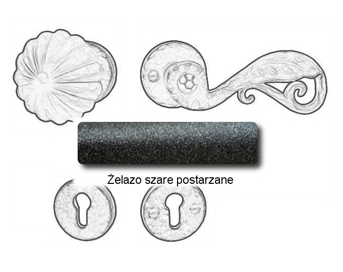 Żelazo szare postarzane