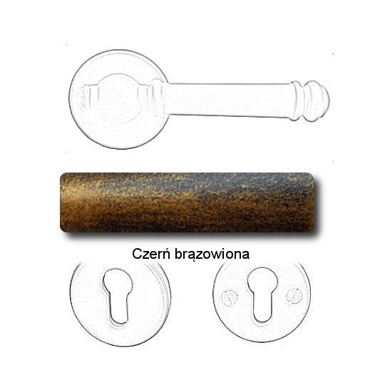 Czerń brązowiona