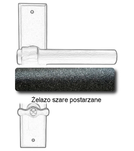 Żelazo szare postarzane