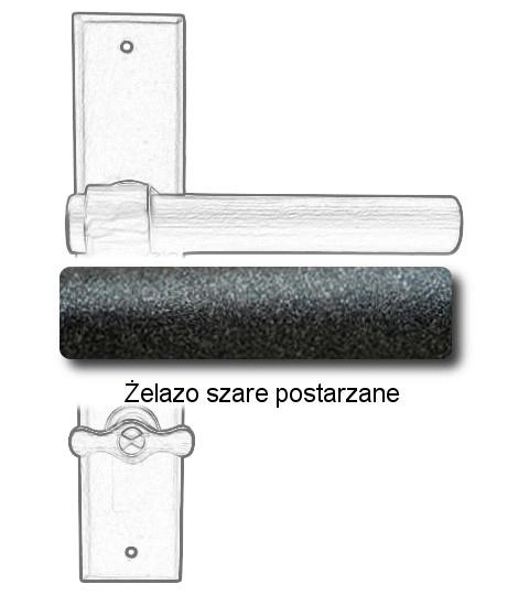 Żelazo szare postarzane