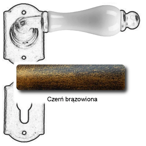 Czerń brązowiona