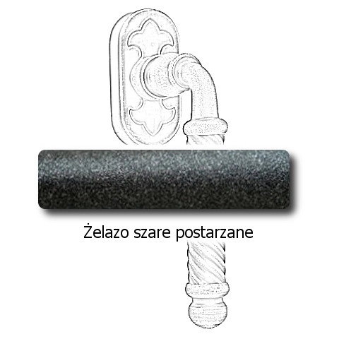Żelazo szare postarzane
