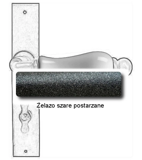 Żelazo szare postarzane