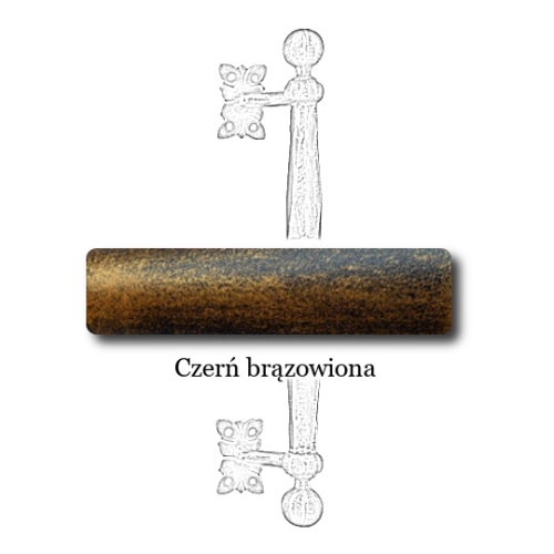 Czerń brązowiona
