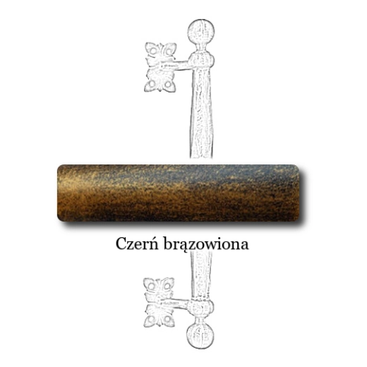Czerń brązowiona