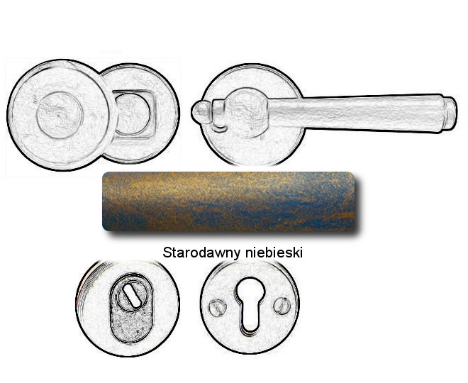 Starodawny niebieski