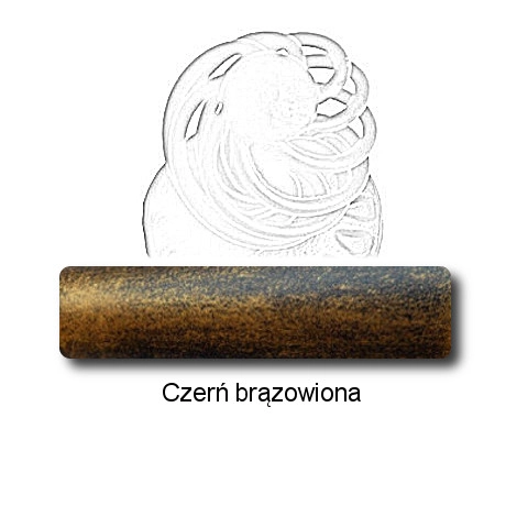 Czerń brązowiona