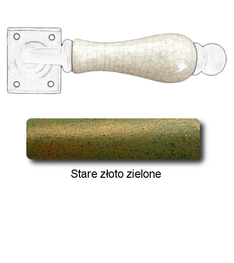 Stare złoto zielone