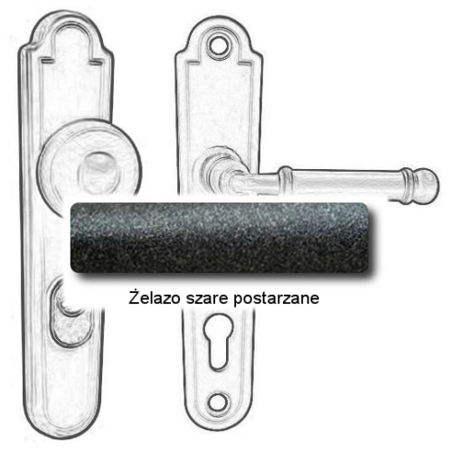 Żelazo szare postarzane