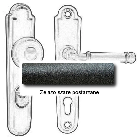 Żelazo szare postarzane