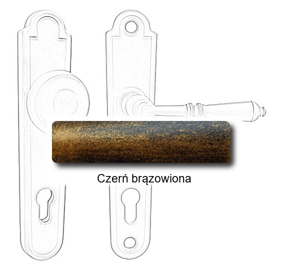 Czerń brązowiona