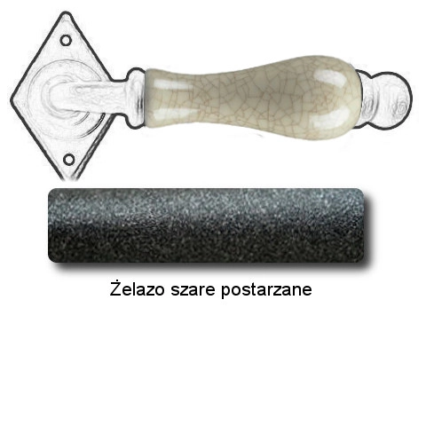 Żelazo szare postarzane