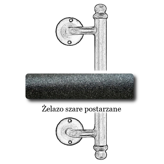 Żelazo szare postarzane