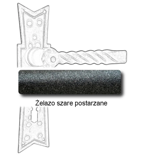 Żelazo szare postarzane