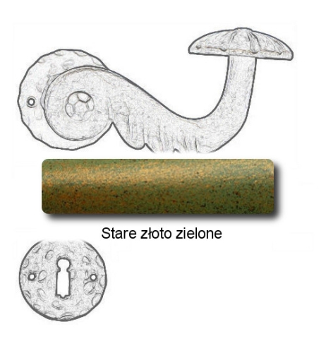 Stare złoto zielone