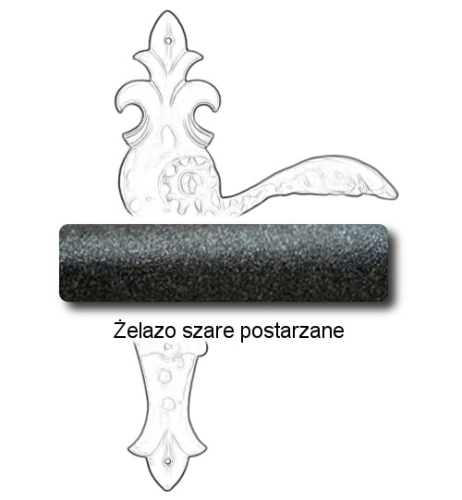 Żelazo szare postarzane