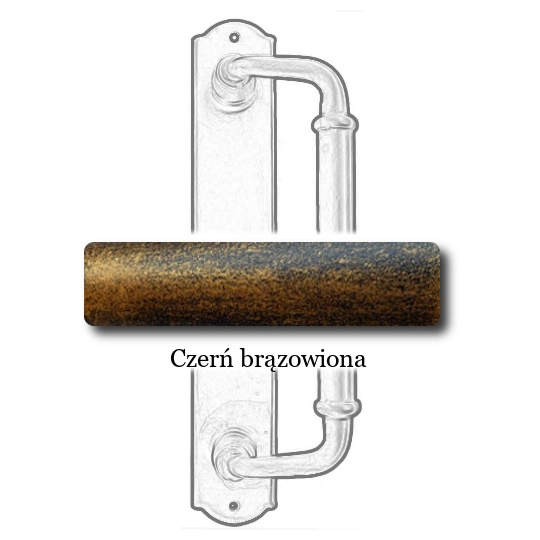 Czerń brązowiona