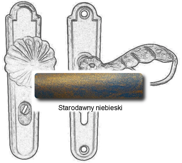 Starodawny niebieski